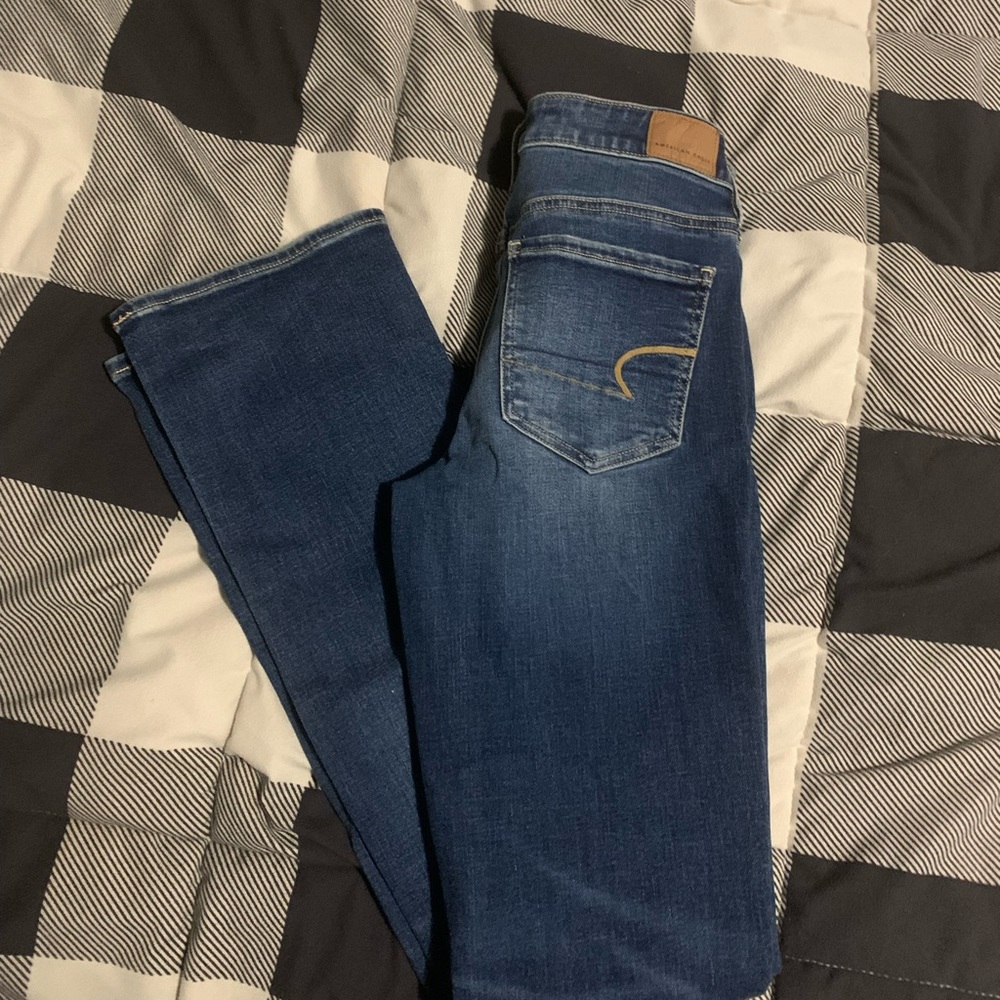 American eagle skinny kick jeans
